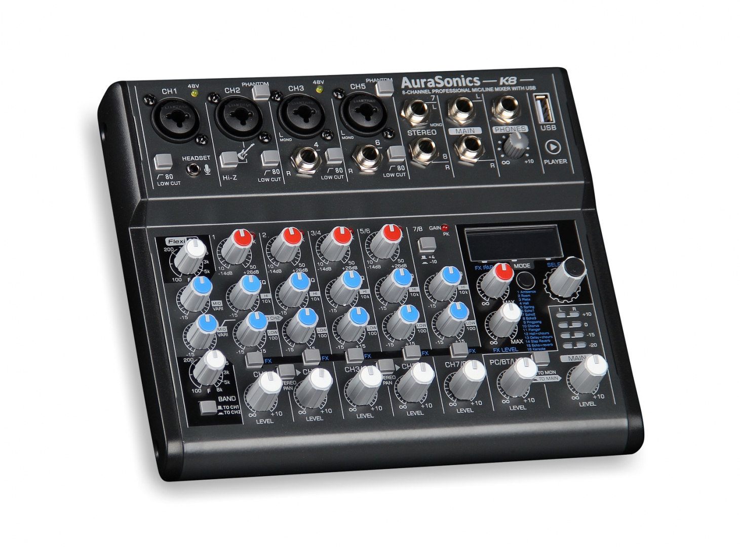 AuraSonics K8 компактный микшерный пульт в Бирске