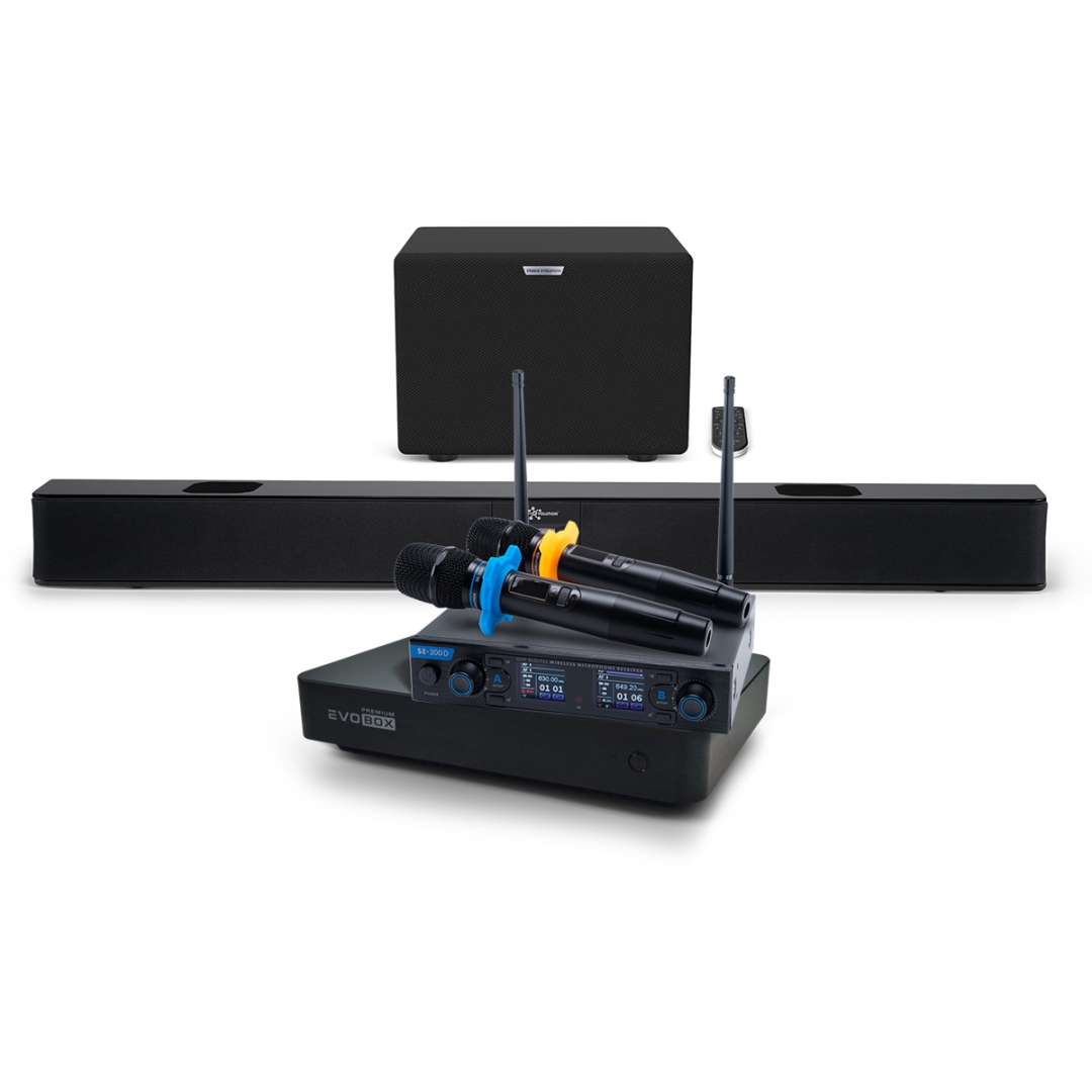 Hi-End караоке-система EVOBOX Premium + EvoSoundBar (саундбар с караоке) в Бирске