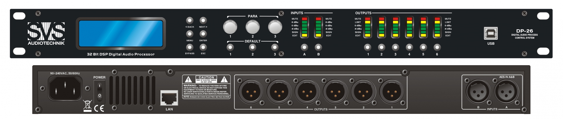 SVS Audiotechnik DP-26 Цифровой процессор: 2 входа 6 выходов в Бирске