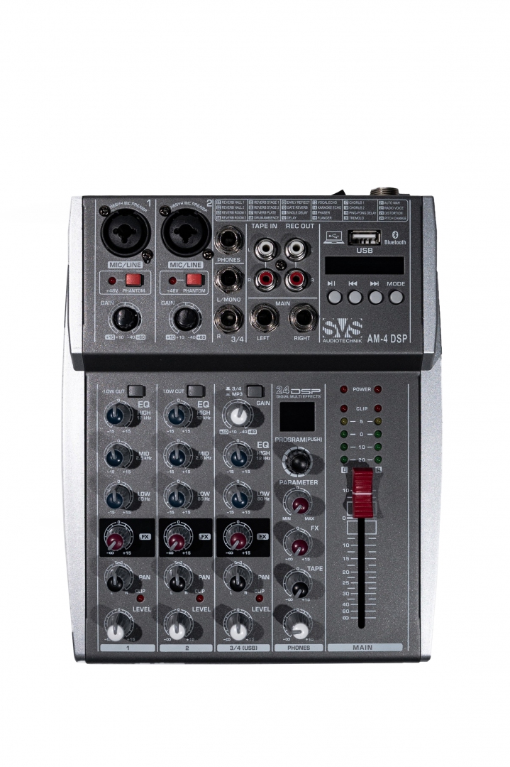 SVS Audiotechnik mixers AM-4 DSP Аналоговый микшерный пульт, 4-канала в Бирске