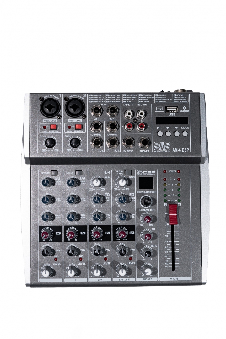 SVS Audiotechnik mixers AM-6 DSP Микшерный пульт аналоговый, 6-канальный SVS Audiotechnik mixers в Бирске