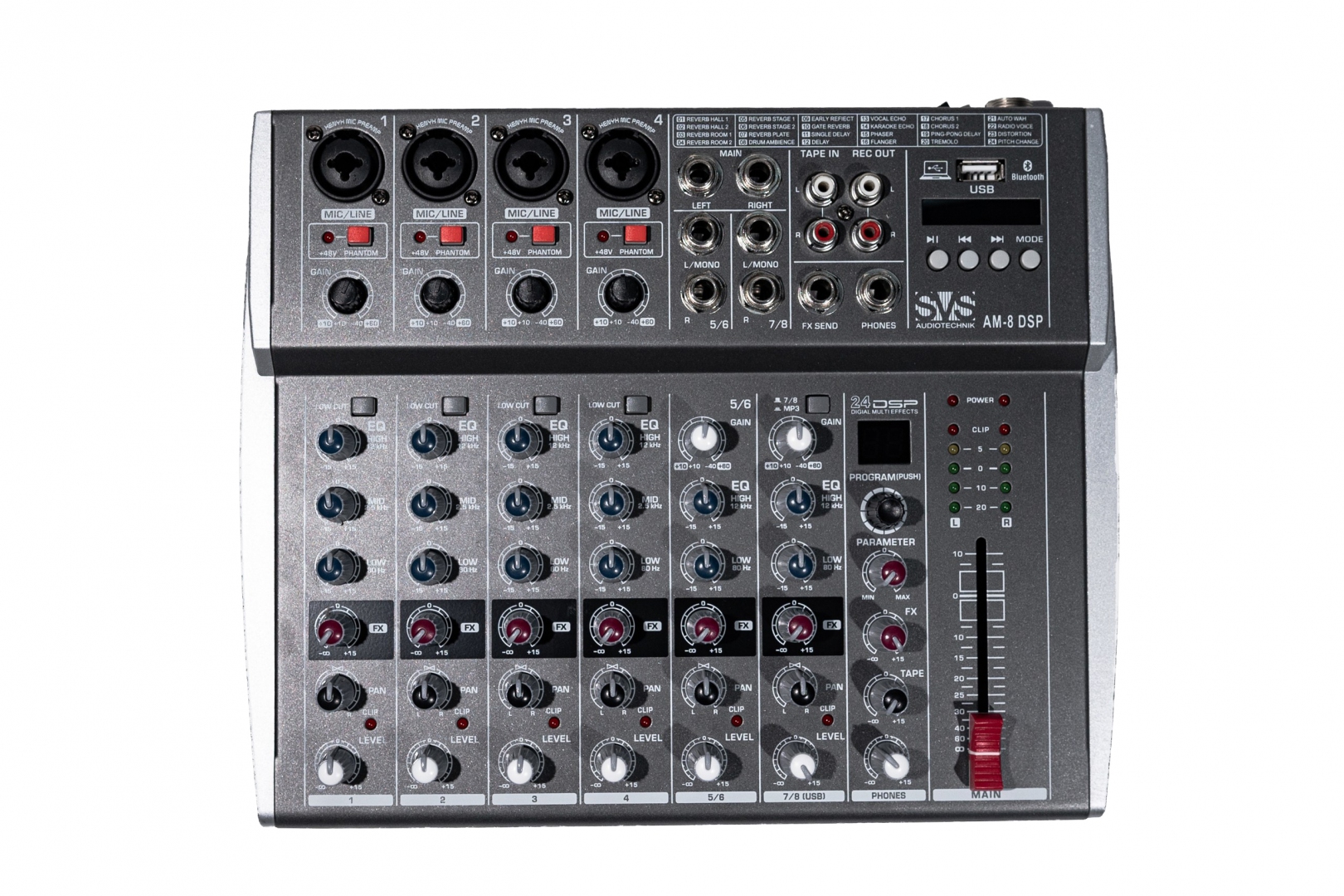 SVS Audiotechnik mixers AM-8 DSP Микшерный пульт аналоговый, 8-канальный в Бирске
